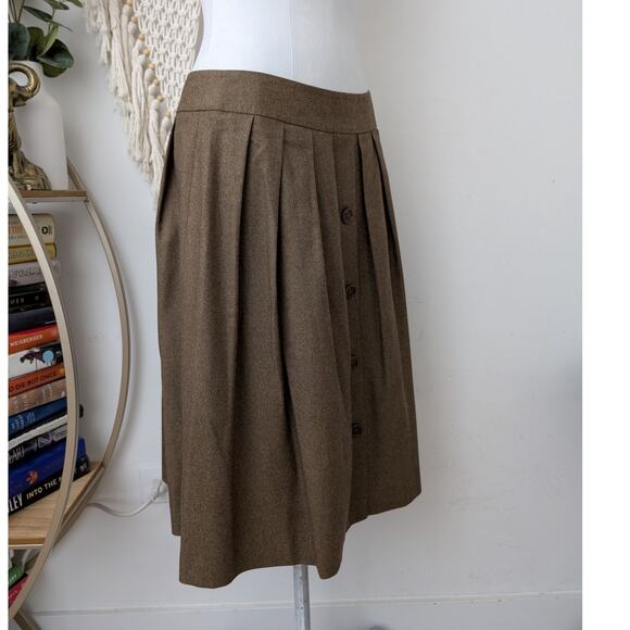 brooks brothers vitale barberis canonico 100% wool skirt vintage size 8 - Picture 3 of 12